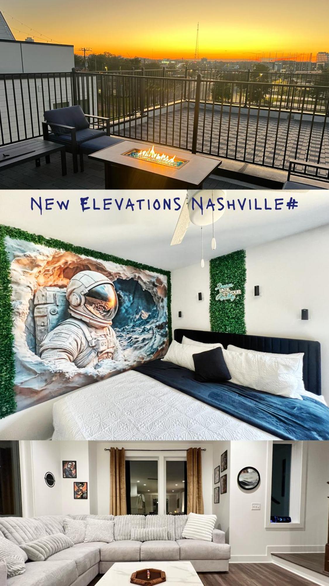 New Elevations Rooftop 5 Min To Downtown Nash แนชวิลล์ ภายนอก รูปภาพ